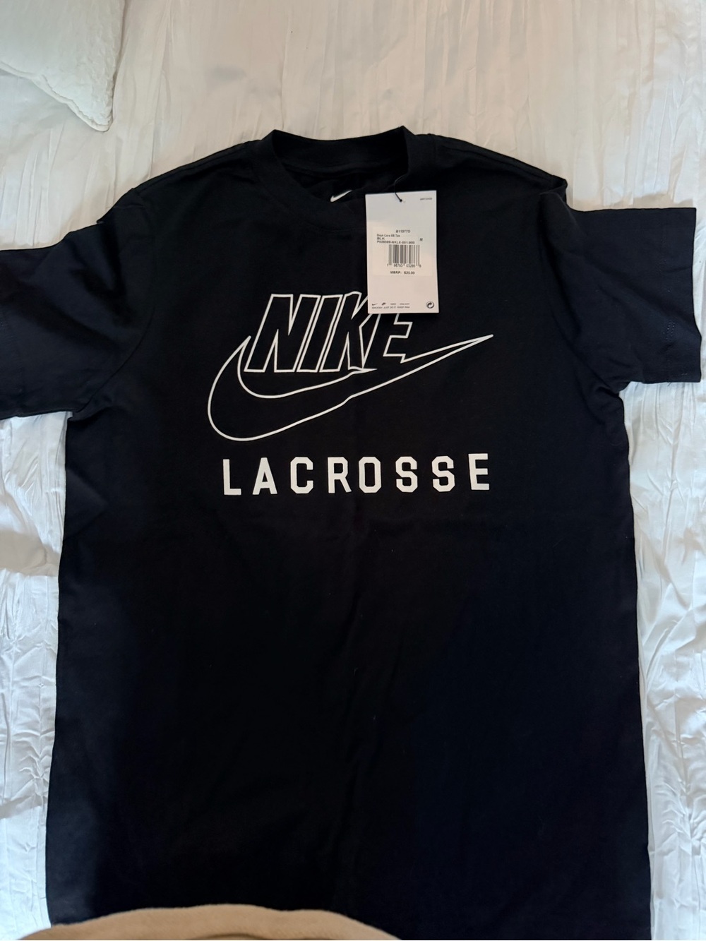 NWT:  Nike Black lacrosse T-Shirt 🥍